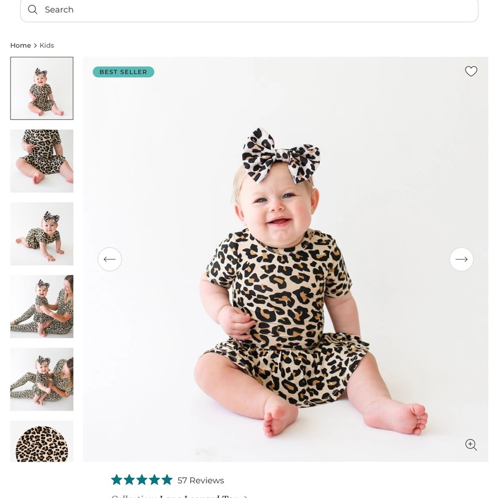 Posh Peanut Wild Safari Bodysuit